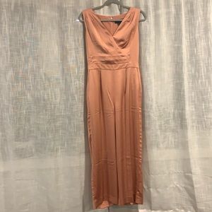 Silk Blush Pink Petite Romper